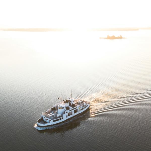Ferry on water