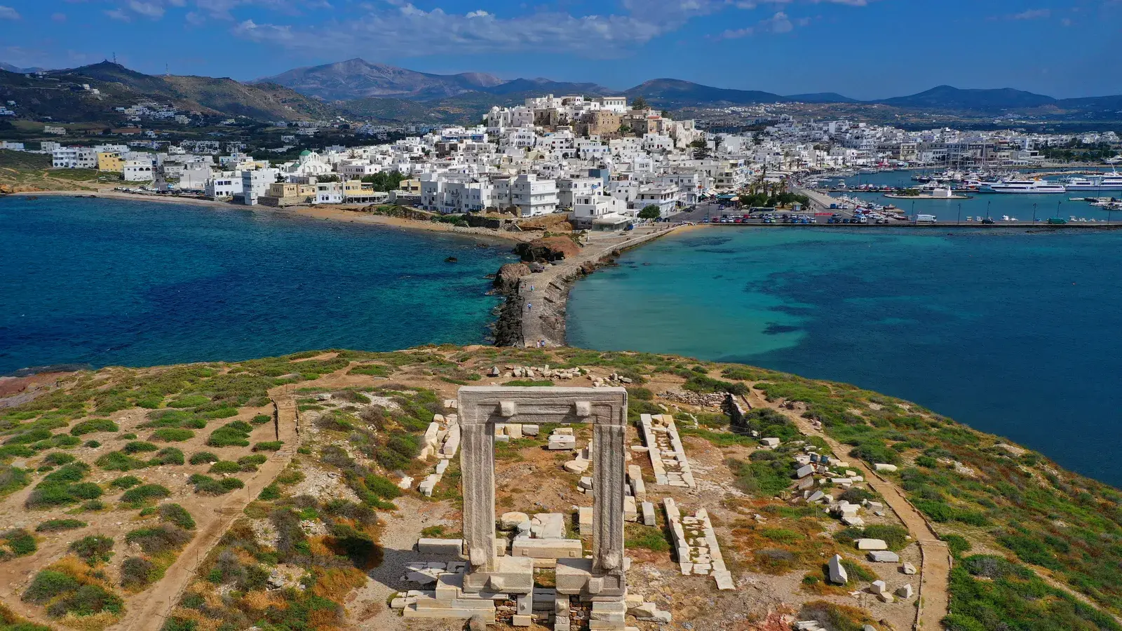 Εναέρια πανοραμική άποψη του εμβληματικού τοπίου